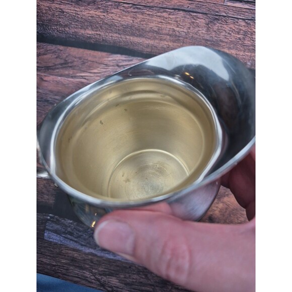 VTG Poole Silver Company 2500 Old English Style Footed Creamer & Open Sugar Bowl - Picture 13 of 15